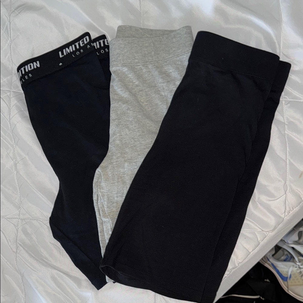 Kids Black and Gray Bottoms
